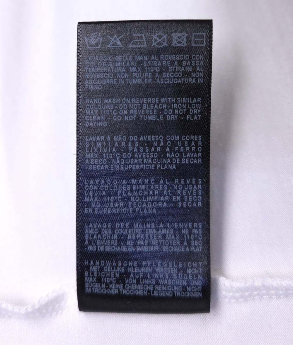 Raf Simons Archive Redux R Turtleneck US M EU 48 Mens White Tee $310 - Picture 9 of 9